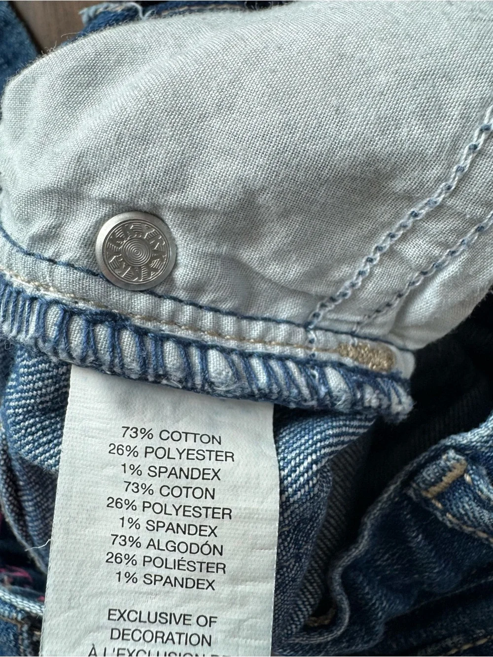 Children’s Place Girls' Blue Bootcut Denim Jeans Size 6x